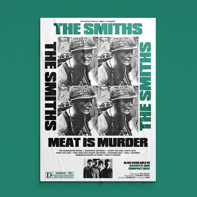 Poster The Smiths - Meat Is Murder / Tamanho A3 | Shopee Brasil