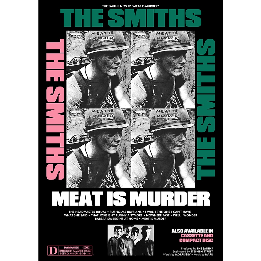 Poster The Smiths - Meat Is Murder / Tamanho A3 | Shopee Brasil