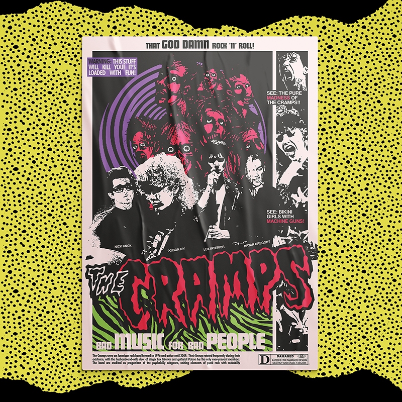 Poster The Cramps / Tamanho A3 | Shopee Brasil