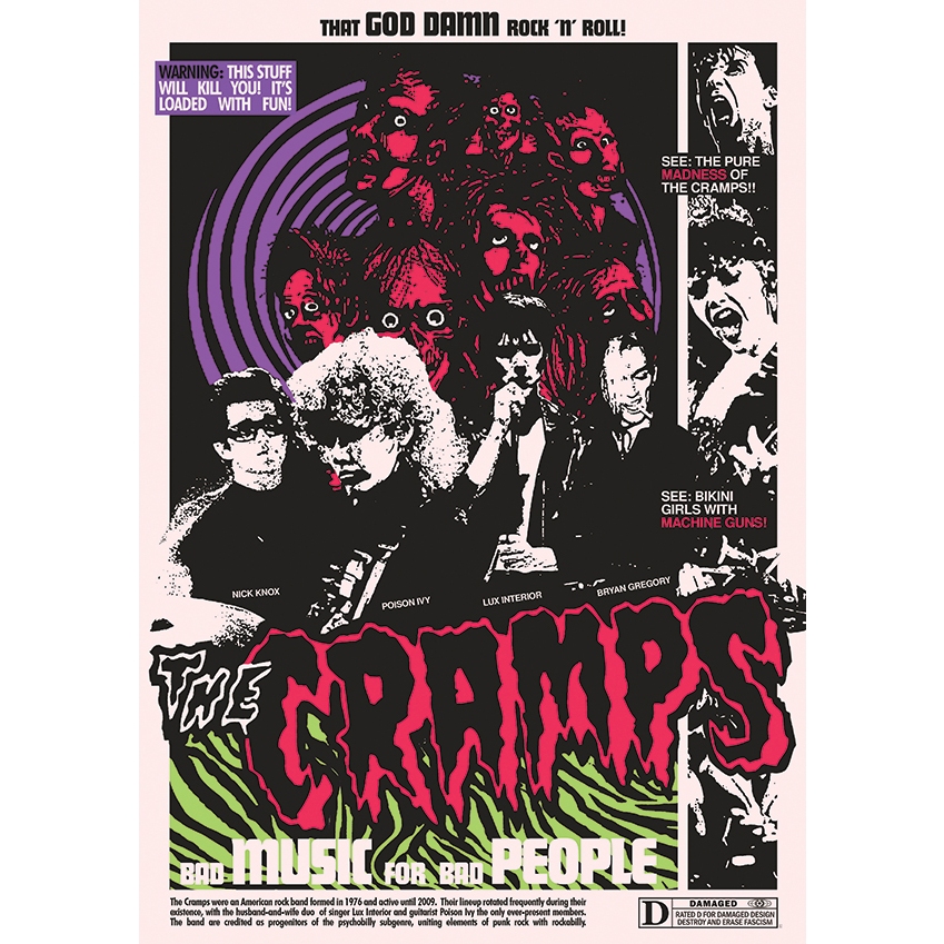 Poster The Cramps / Tamanho A3 | Shopee Brasil