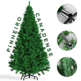 Arvore Pinheiro De Natal Luxo Verde 400 Galhos Cheia Pinheiro