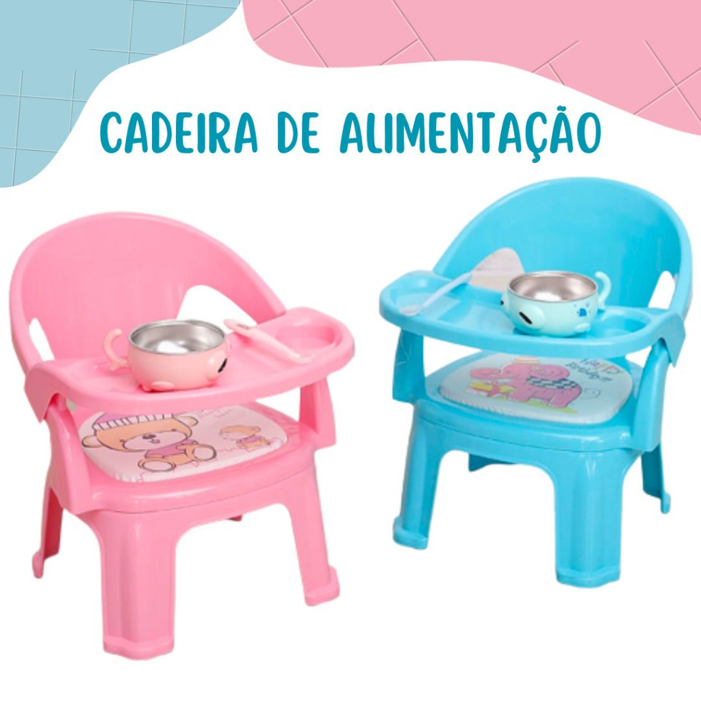 Cadeira Bebe Infantil Criança Madeira Restaurante Refeição