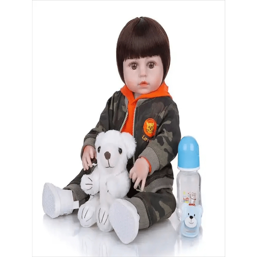 Boneca Bebê Mini Reborn - Menino - Baby Brink 1262