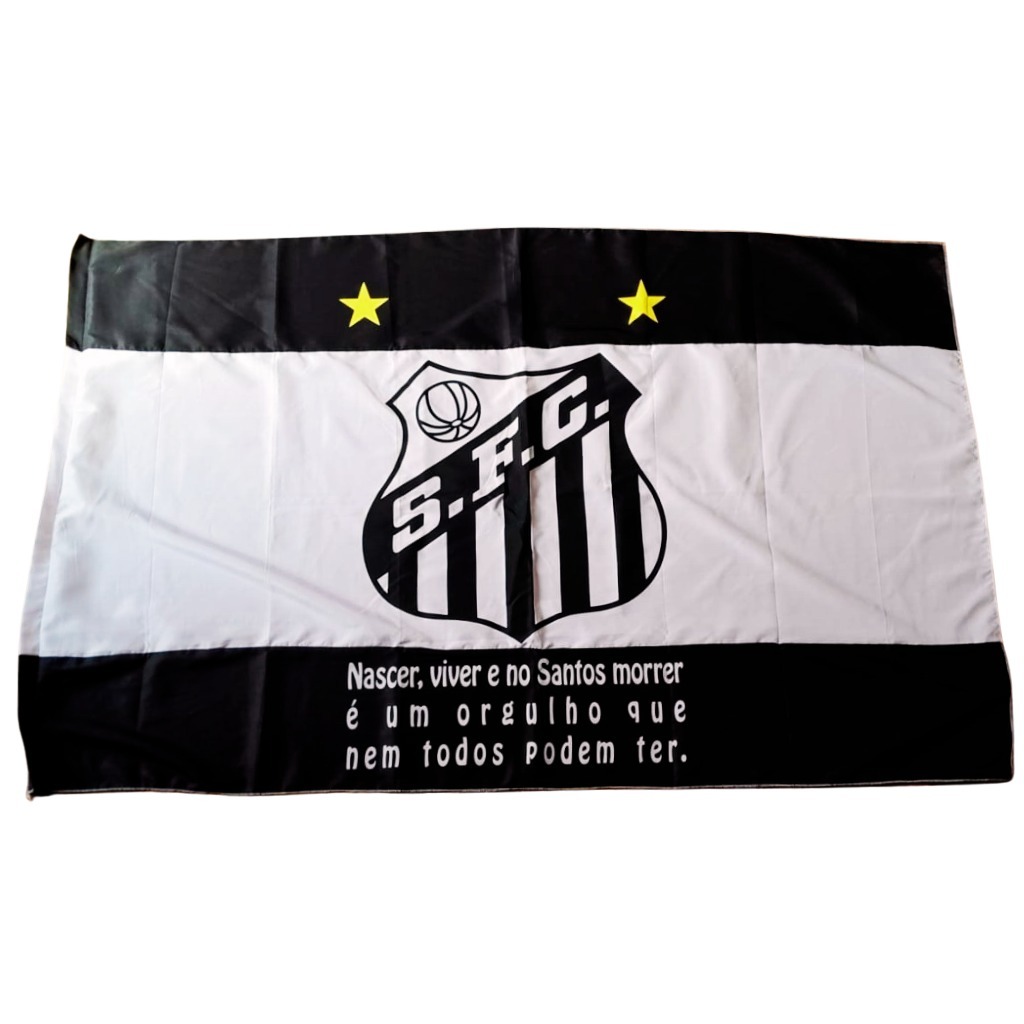 Bandeira Oficial do Santos 192 x 135 cm - 3 Panos