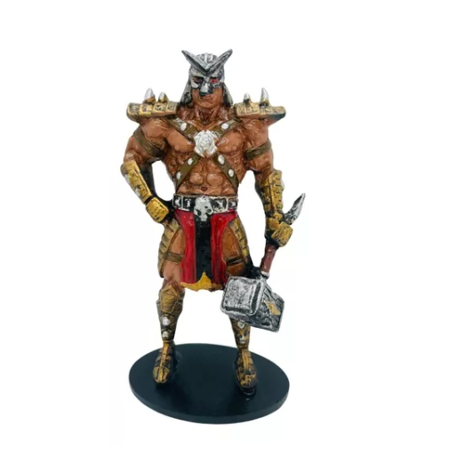 Shao Kahn Mortal Kombat Boneco Colecionável em Resina