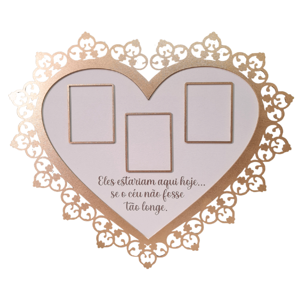 Placa Entrada De Casamento Homenagem Com Fotografias Mdf