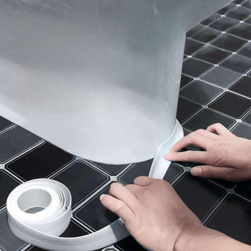 Fita Selante De Pvc À Prova D 'Água Para Cozinha / Banheiro / Banheira Lagura 3.8cm* Comprimento TOtal 3.2M
