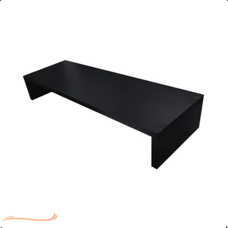 1 Suporte Para Monitor 60x20x10 Mdf Preto Tx P/ Telas Moveis Escritorio Base Ergonomico Ergonomia Mesa Mesinha Home Offiice Madeira 60Cm Notebook 60 Cm X 20 Cm X 10 Cm Preta Para Tv Pc Organização