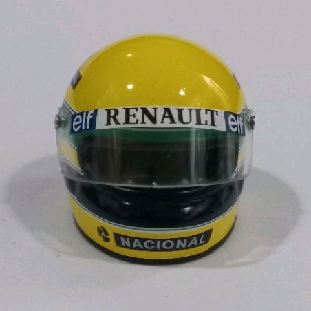fascículo 1 Lotus Senna F1 1:8 com miniatura capacete e peças