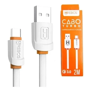 Cabo De Dados Turbo 3.0 Usb iphone/typo c/v8 micro usb 2m Hrebos