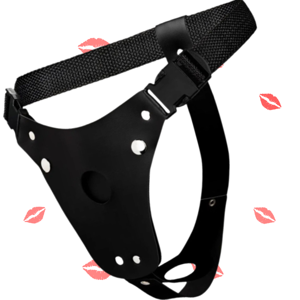 Cintaralho, Cinta Peniana Couro Dupla Penetração Para Pênis, Harness Strap  On Sex Shop | Shopee Brasil