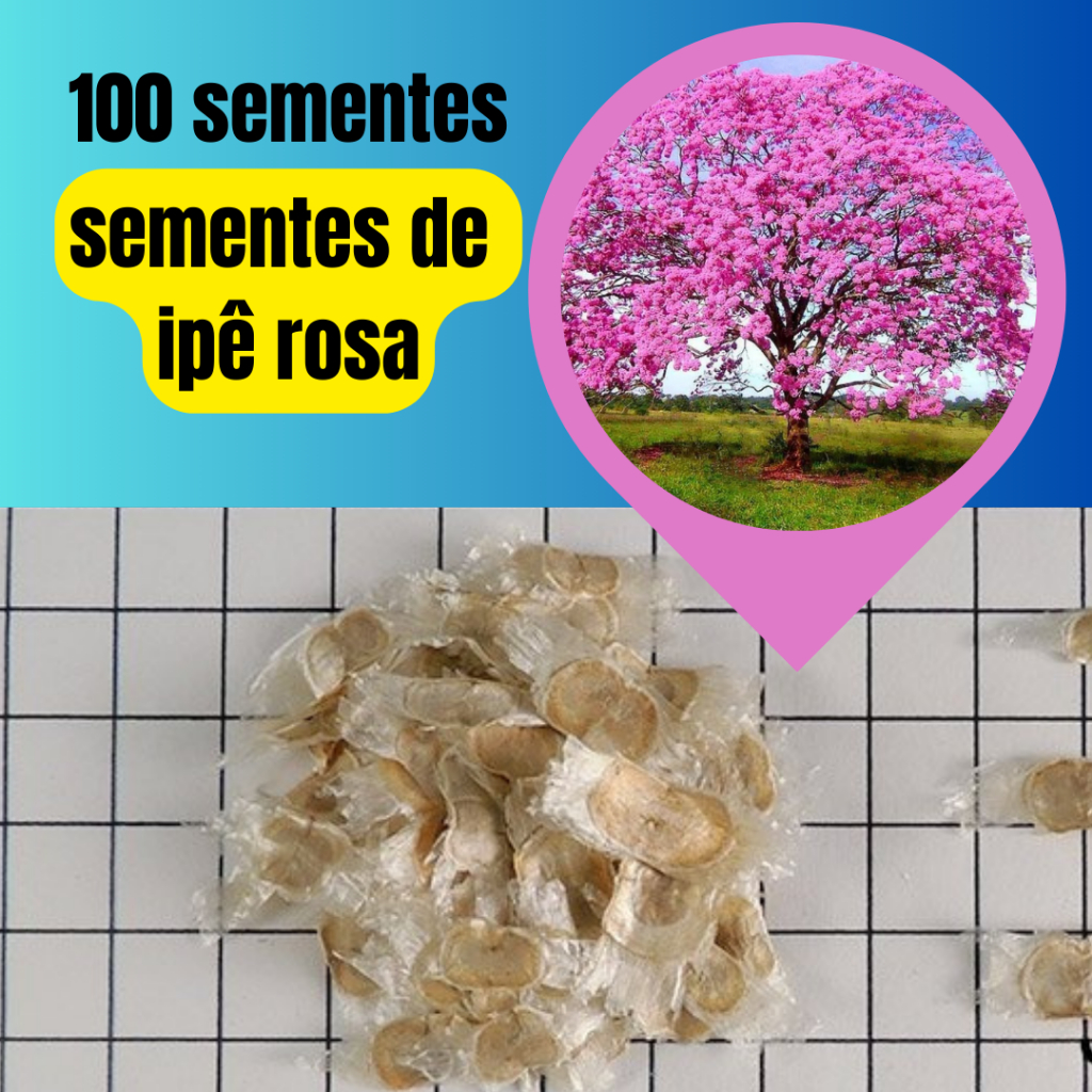 SEMENTES DE IPÊ ROSA, 100 UNIDADES, CERTIFICADAS | Shopee Brasil