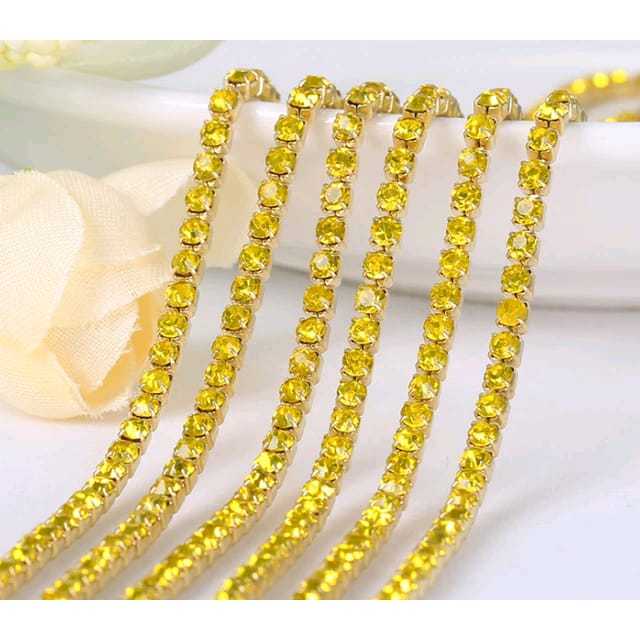 Nastro Di Strass Autoadesivo, 7 M, Con Strass E Strass - Foto 5