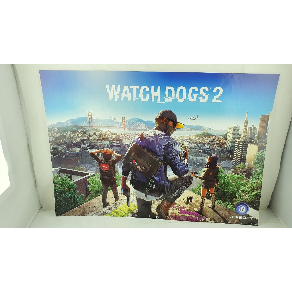Pôster Jogo Watch Dogs 2 - Brinde Brasil Game Show