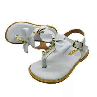 Sandalia infantil menina com Strass confortavel