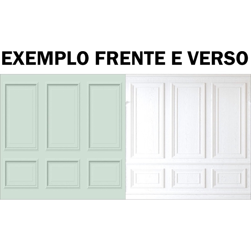 quadro boiserie impressão dos 2 lados 60x60 fundo de paredes frente e verso