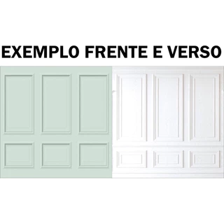 quadro boiserie impressão dos 2 lados 60x60 fundo de paredes frente e verso