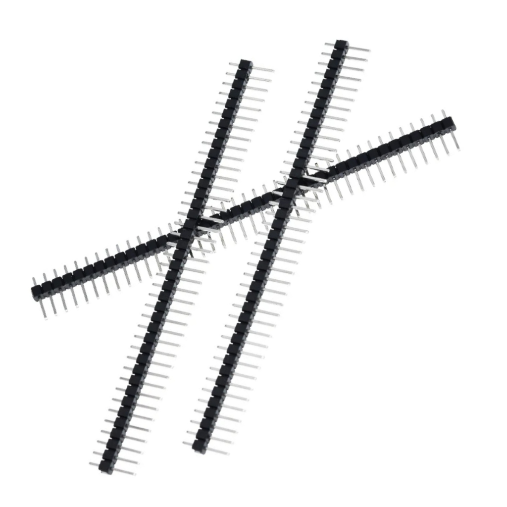 Kit 4 Barra de Pinos Macho - 1x40 - 2,54mm