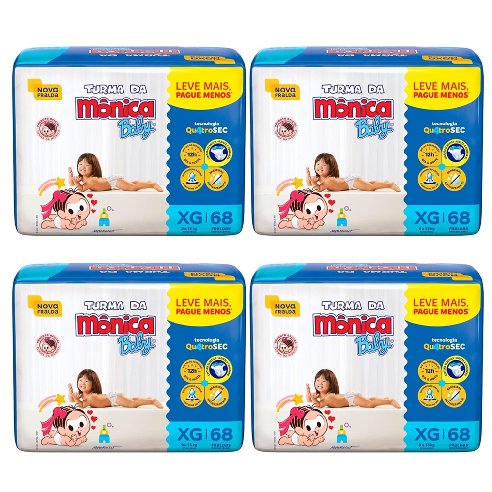 Fralda Turma Da Mônica Baby Giga – Clube Baby Promoções para