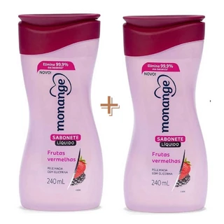 Kit 2 Sabonete Líquido para o Corpo Monange - 240ml Cada