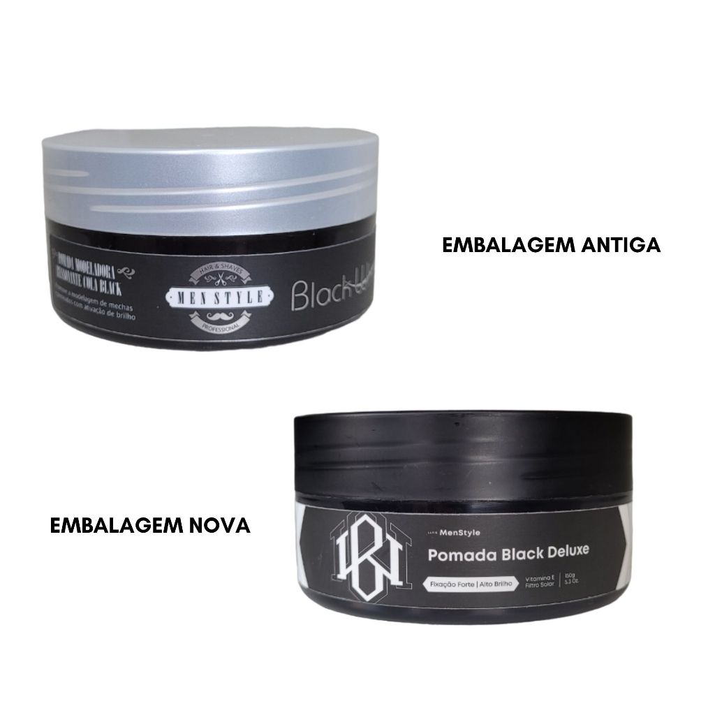 Pomada Modeladora Black Deluxe 150g - Black White