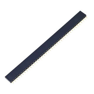 Kit 4 Barra de Pinos Fêmea - 1x40 - 2,54mm