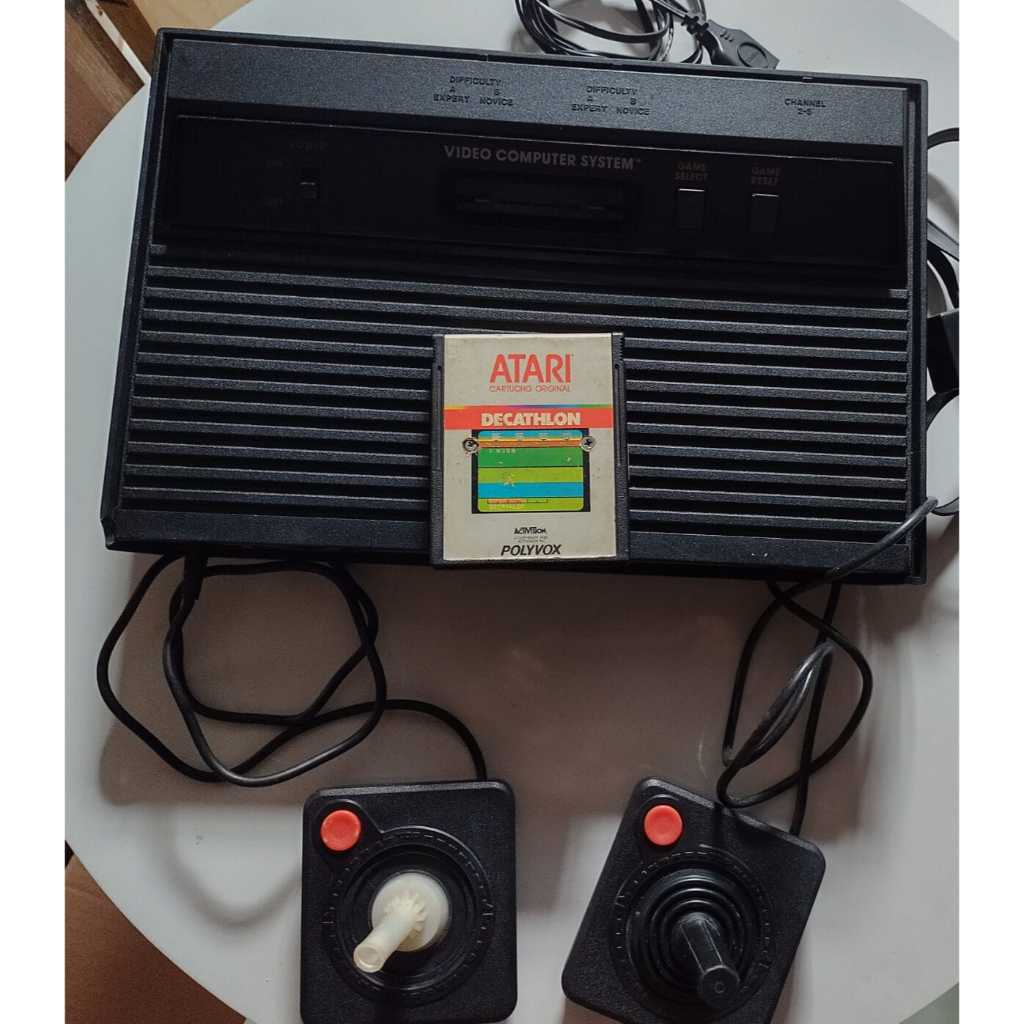 Cabo Duplo Controle Gemini Coleco Atari Usar Jogos 2 Players