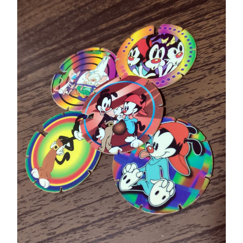 Kit Tazos Animaniacs - Elma chips ( estado de banca ) | Shopee Brasil