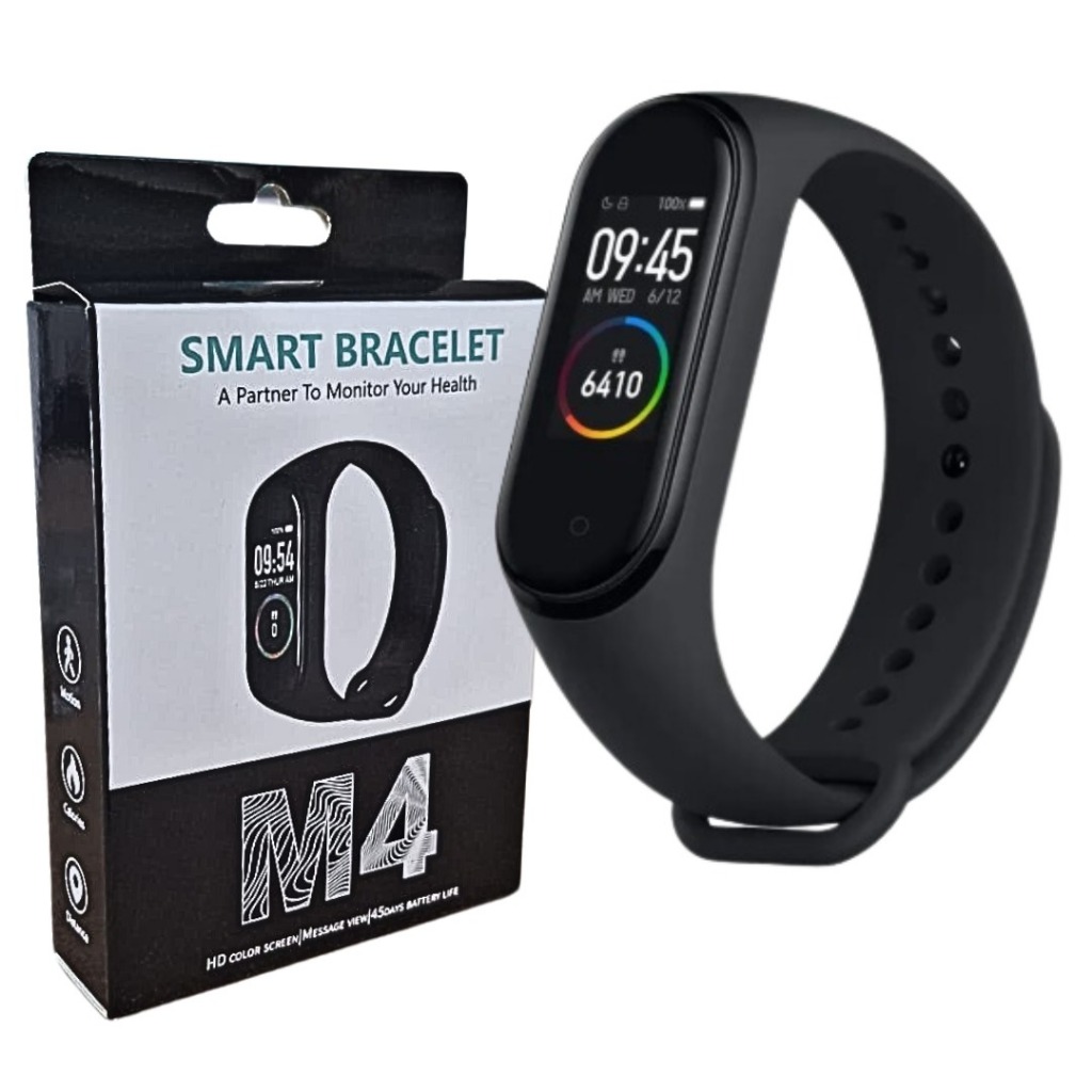 Relógio Inteligente Mi band 4 Bluetooth Xiaomi M4 Preto