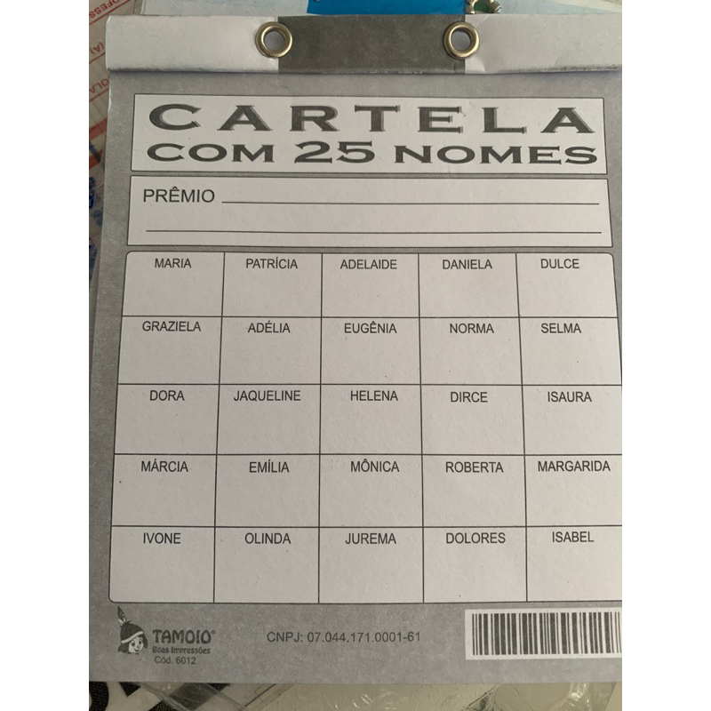 rifa tamoio 25 nomes | Shopee Brasil