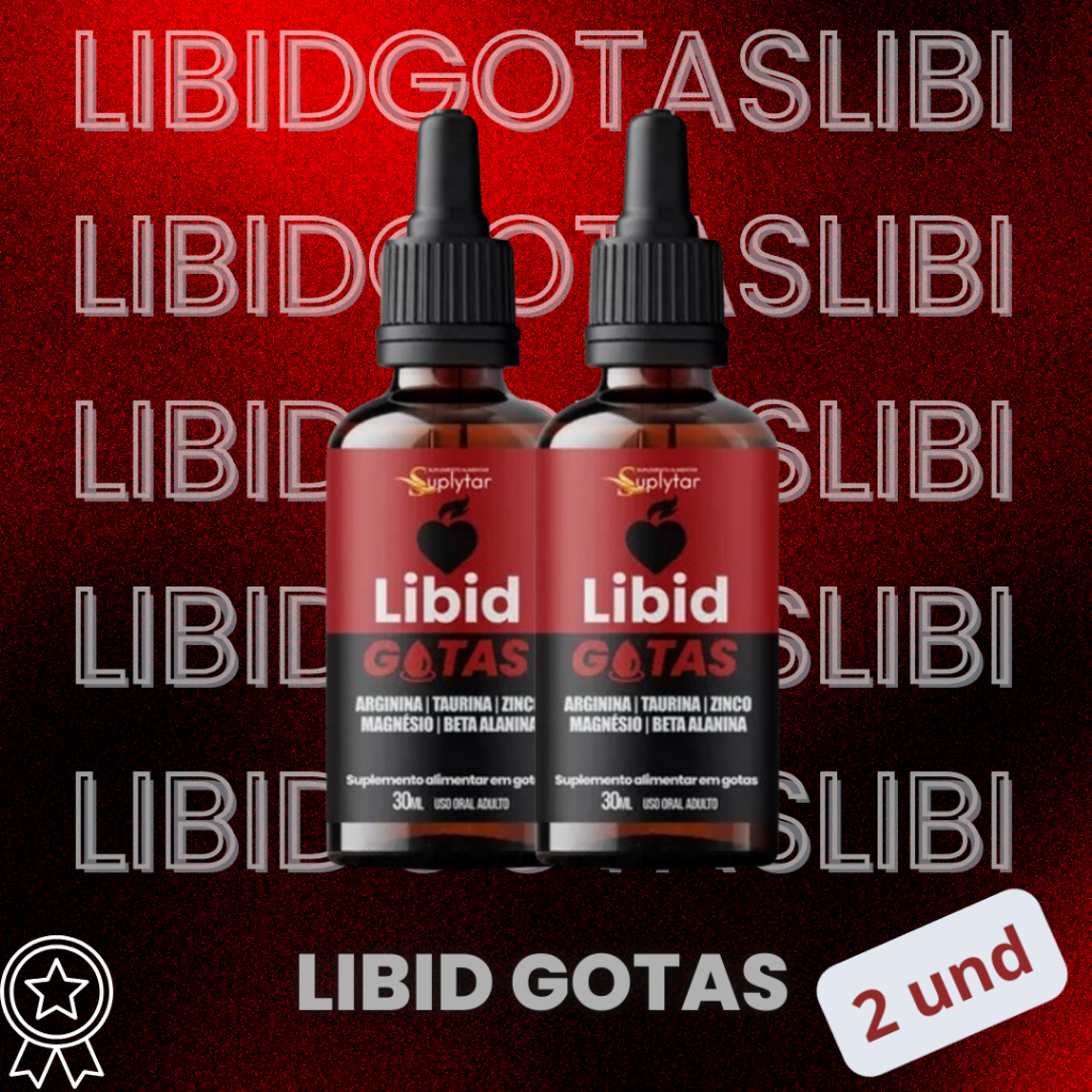 2 FRASCO DE 30 ML LIBID GOTAS ORIGINAL | Shopee Brasil