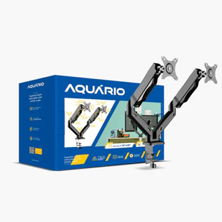 Suporte Duplo Articulado com Pistão a Gás para Monitor SIM-2500 Aquário