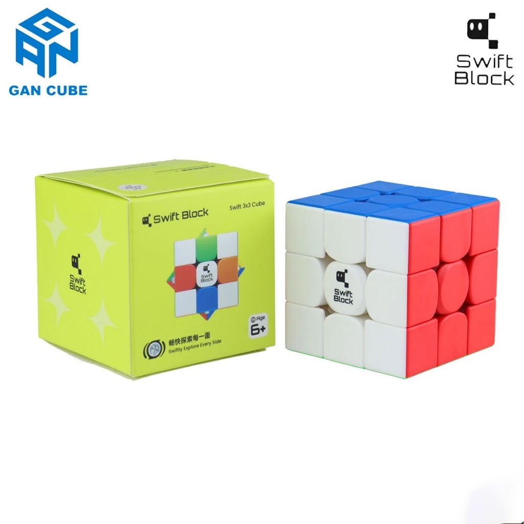 Cubo Mágico Profissional Gan 3x3x3 Magnético 356M + porcas GES :  : Brinquedos e Jogos