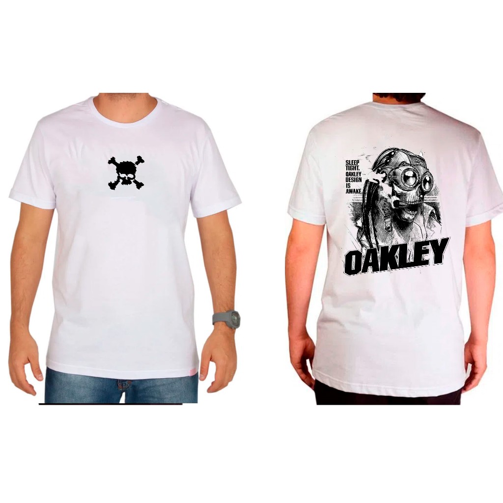 Camiseta Oakley Heritage Skull Graphic Edição Limitada - Branco, Netshoes  em 2023