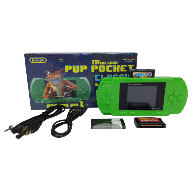 Mini Vídeo Game Portátil de Mão 900 Jogos Game SUP Box Power M3 - Verde :  : Brinquedos e Jogos