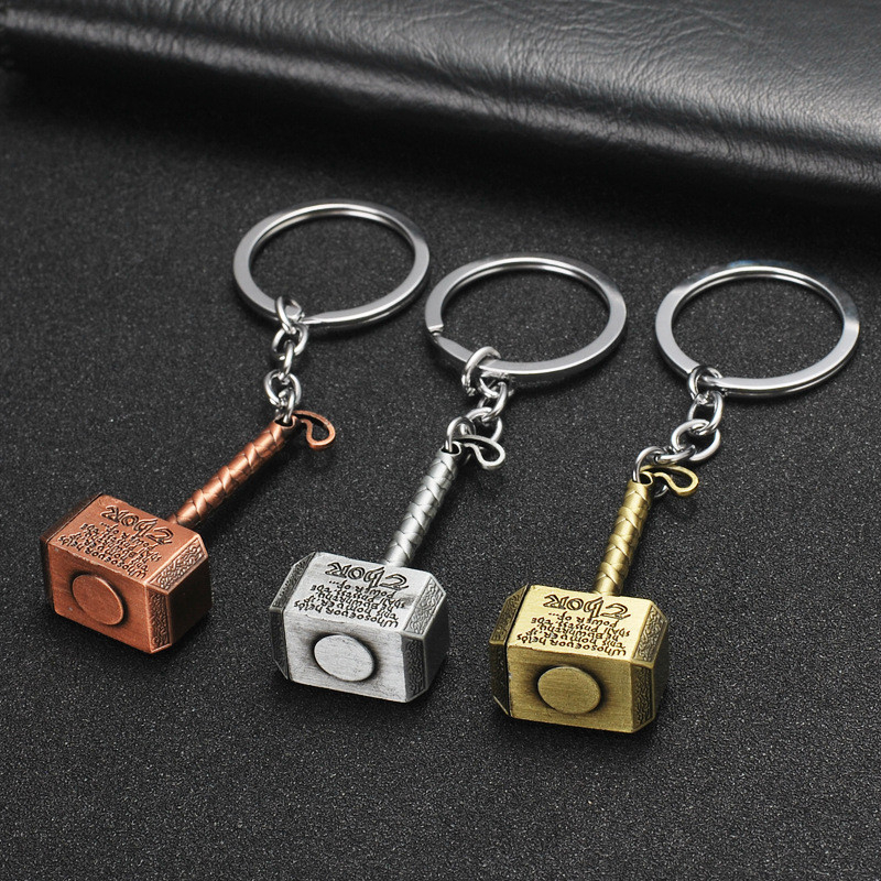 God of War 5 Ragnarok Keychain Thor's Hammer Mjolnir Key Chain