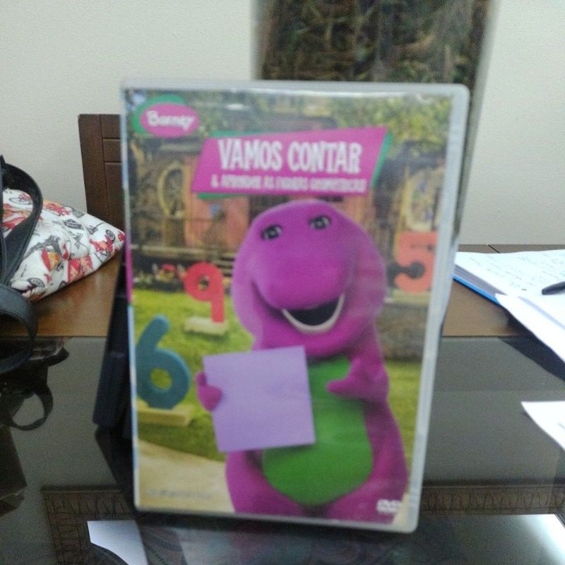 Dvd Barney- Vamos Contar. ORIGINAL e novo. | Shopee Brasil