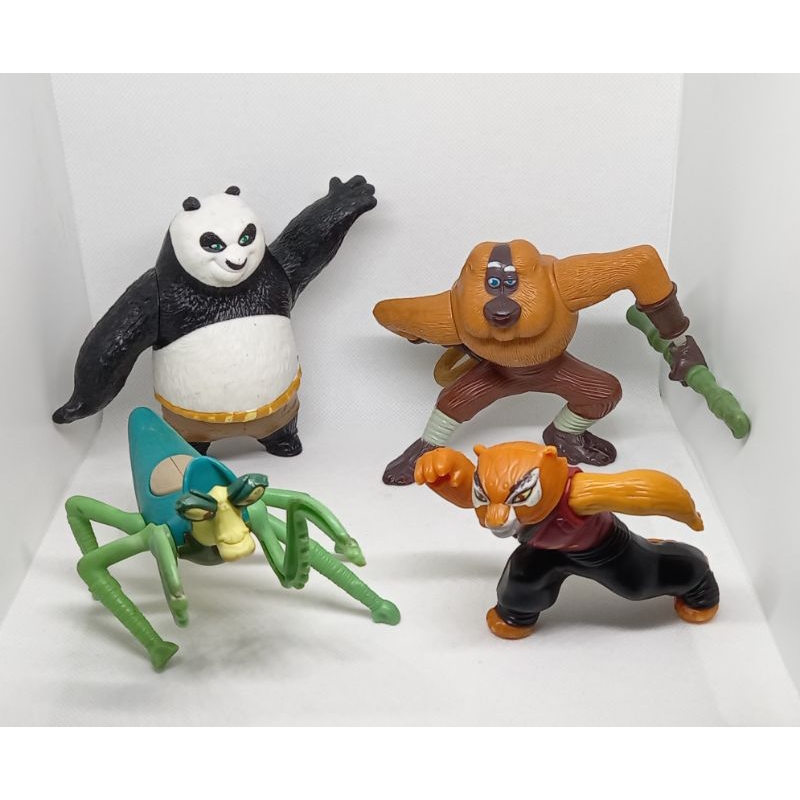 Bonecos dos Personagens do Desenho Infantil Kung Fu Panda - Coleção Mc  Donalds