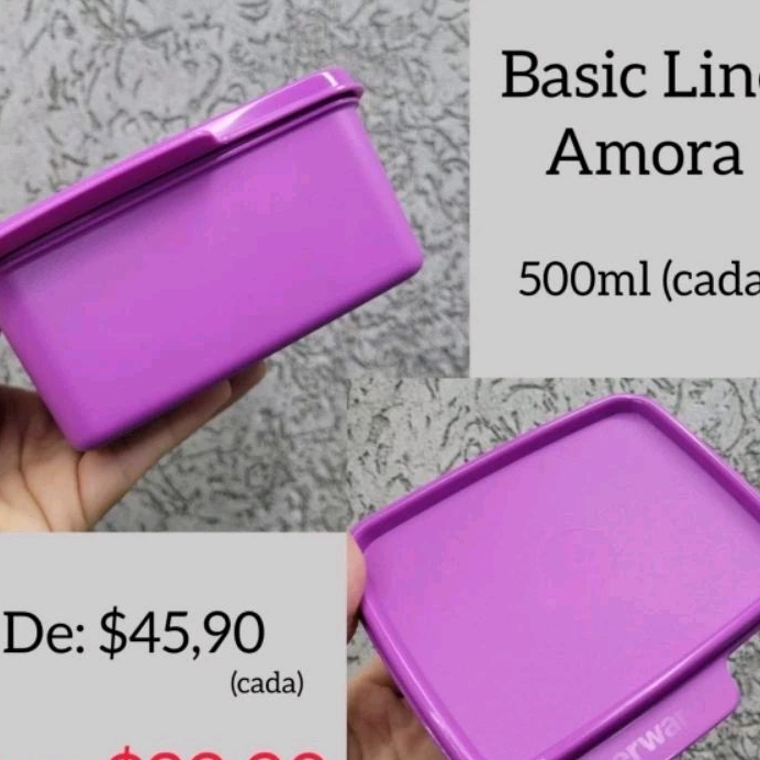 Kit Basic Line 500ml+160ml Tupperware | Shopee Brasil