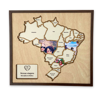 Mapa do Brasil - Alma de Viajante