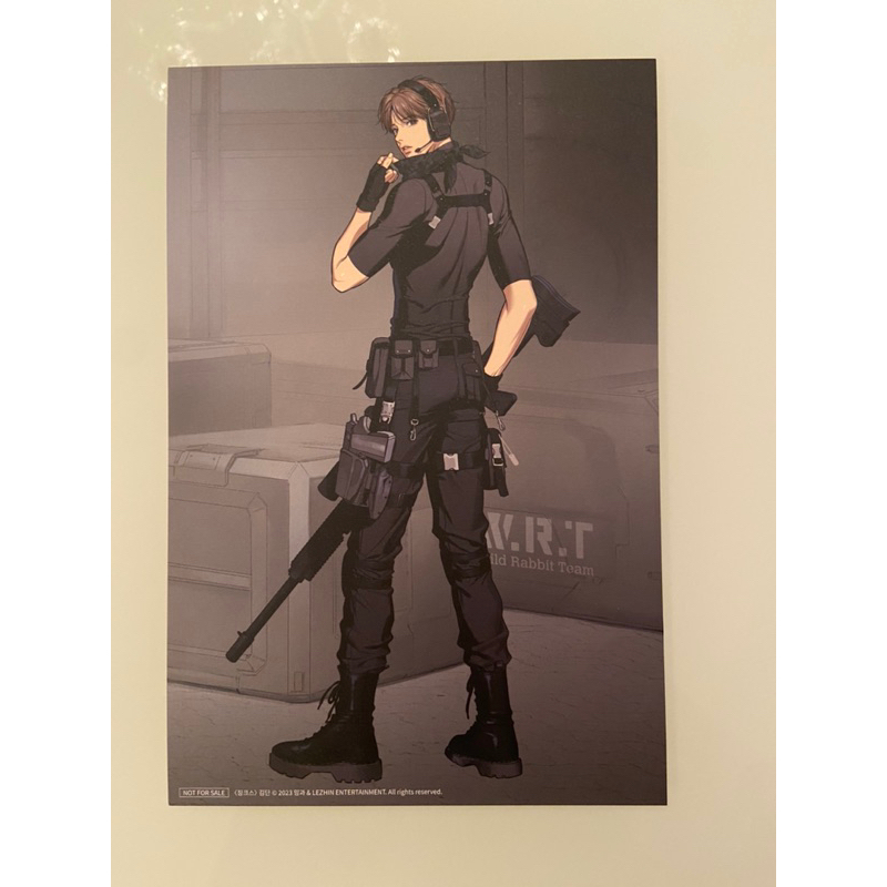 Jinx Postcard (Kim Dan) Lezhin Black Rabbit Calendar Shopee Brasil