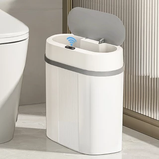 Lixeira automática para banheiro Lixeira Smart Sensor Automática Inteligente de Banheiro Cozinha Escritório 12 Litros