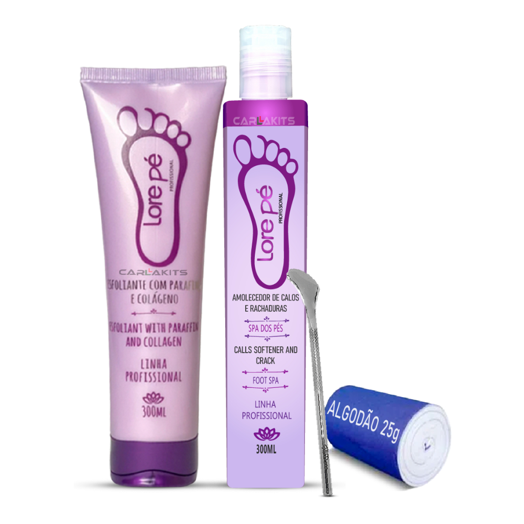 Lorepé Amolecedor De Calos E Rachaduras E Esfoliante 300ml | Shopee Brasil