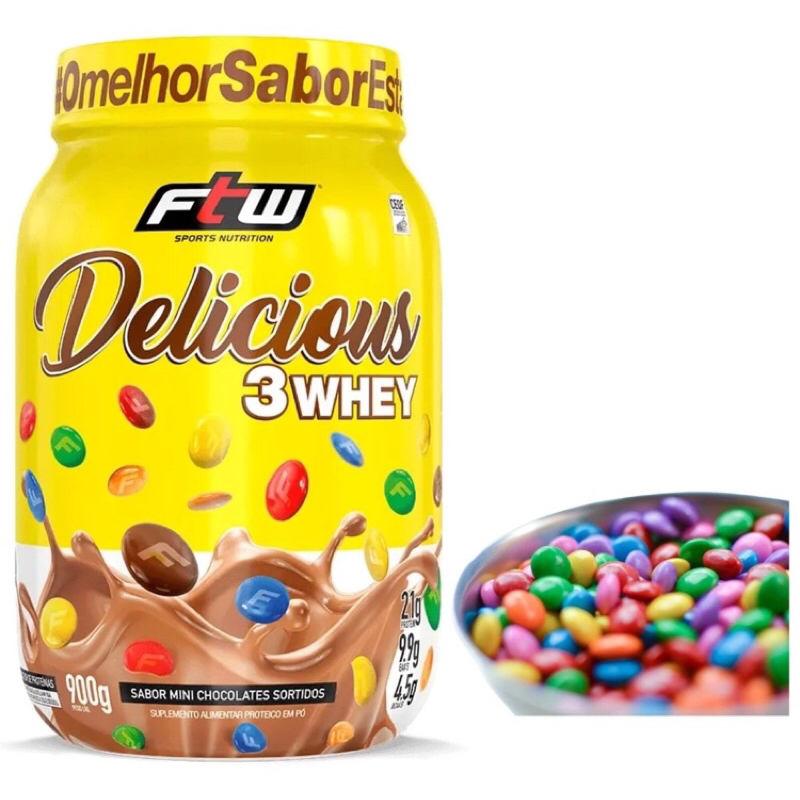 Whey Delicious 3W Isolado Gourmet e Hidro – Best Whey – FTW