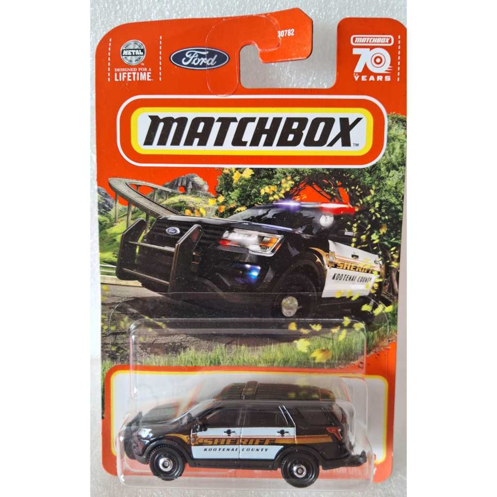 Matchbox 2016 Ford Interceptor Utility Sheriff Kootenai County | Shopee ...