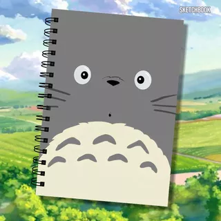 Sketchbook Totoro 90g / 180g / 240g Caderno Desenho Personalizado