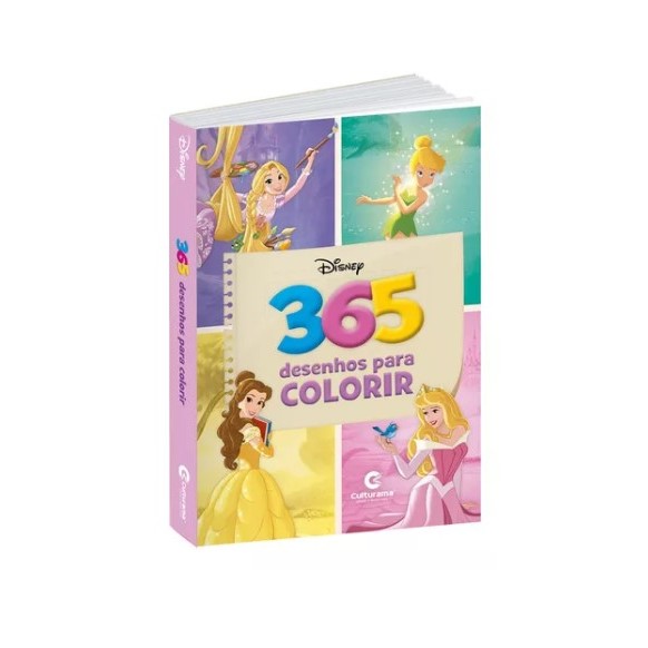Livro Tubo Histórias Para Colorir - Princesas - Editora DCL - Kits e Gifts