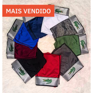 Kit 5 Cuecas Box Boxer Lisa e Estampada Microfibra J