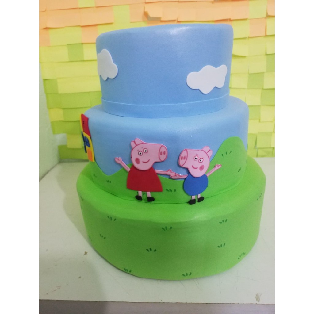 Bolsa casinha peppa pig  Peppa pig party, Peppa pig birthday party, Peppa  pig birthday