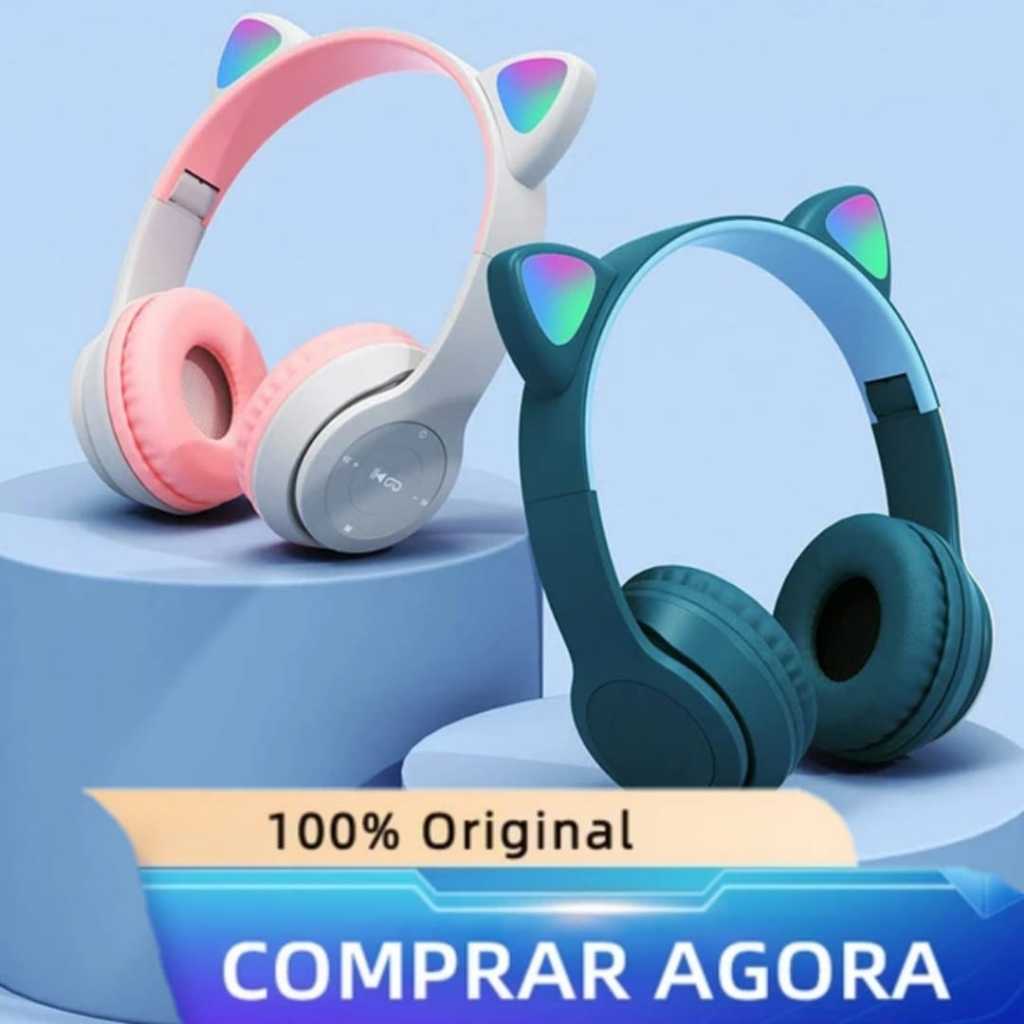 fone de ouvido gatinho em Promoção na Shopee Brasil 2023